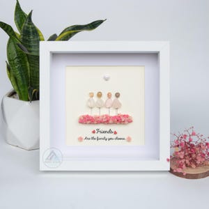 Personalized Best Friend Pebble Art, Birthday Gifts, Gifts For Best Friends, Friends Female, Best Friend Pebble Art, Pebble Art Gift