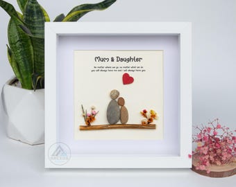 Arte de guijarros personalizado para el Día de la Madre: un recuerdo familiar