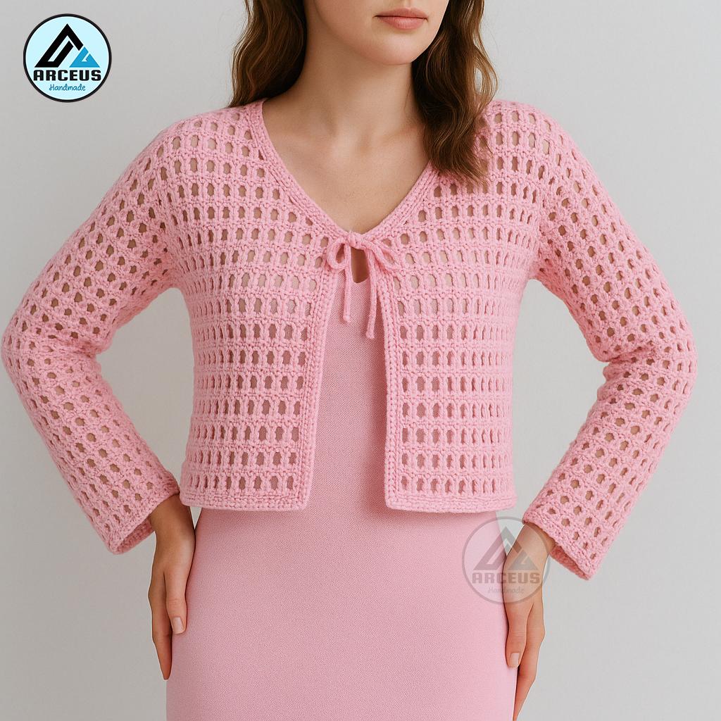 Crochet Mesh Sweater Pattern PDF | Crochet Cardigan DIY | Summer Cardigan Pattern | Easy Beginner tutorial