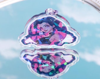 Llavero Arcano de Jinx / Arte de fan de la temporada 2 de Arcane / Fanmade de LOL / Accesorios de League of Legends