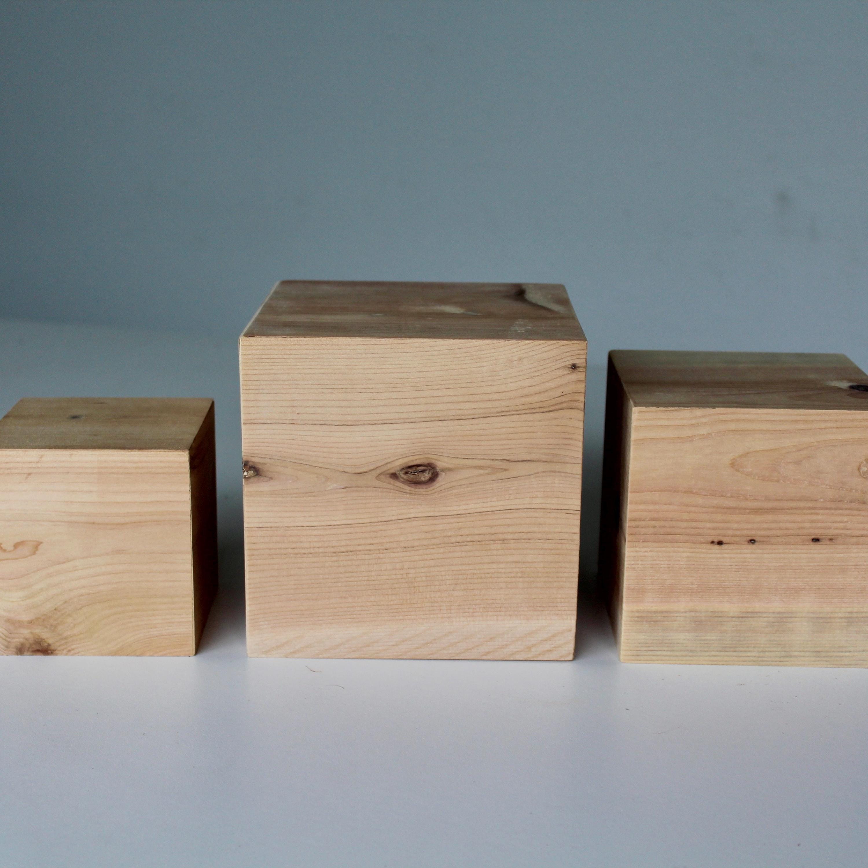 Nesting Block Riser Nesting Cube Plant Stand or Display Riser - Set of 3 - Etsy