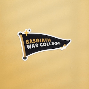Basgiath War College sticker, Basgiath, vierde vleugel sticker, vierde vleugel, vierde vleugel draak sticker, fantasie sticker voor Kindle, Onyx Storm