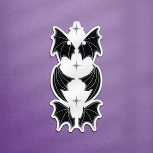 Bat Boys ACOTAR Kindle Sticker, ACOTAR Sticker, Batboy Sticker, Fantasy Book Lover Gift, Romantasy Sticker, Rhysand, Cassian, Azriel Sticker