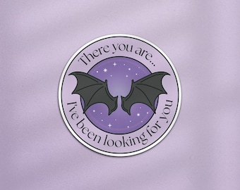 Sticker Kindle ACOTAR, Sticker ACOTAR, Sticker Batboy, Cadeau pour amateur de livres fantastiques, Sticker romantique