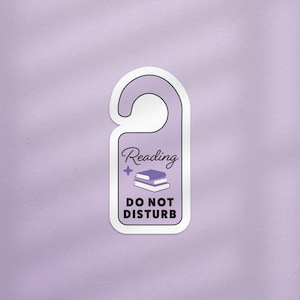 Adesivo "Non disturbare" per Kindle, adesivo relativo ai libri, adesivo per la lettura, adesivo carino per libri, regalo per libri, adesivo per lettori, adesivo per Kindle