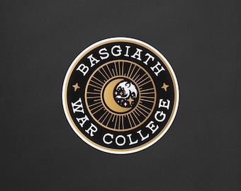 Sticker Basgiath War College, Basgiath, Sticker quatrième aile, quatrième aile, Sticker dragon quatrième aile, Sticker fantaisie pour Kindle, tempête d'onyx