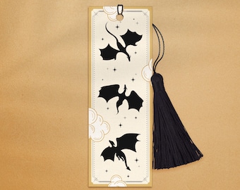 Fourth Wing Dragons Bookmark, Fantasy Reader Bookmark, Dragons Bookmark, Romantasy Reader Bookmark, Onyx Storm Bookmark, Fantasy Book Gift