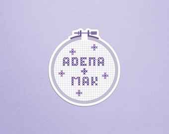 Adena & Mak Stitching Sticker, Powerful Sticker, Powerless Sticker, Fantasy Sticker for Kindle, Adena Sticker, Lauren Roberts Sticker