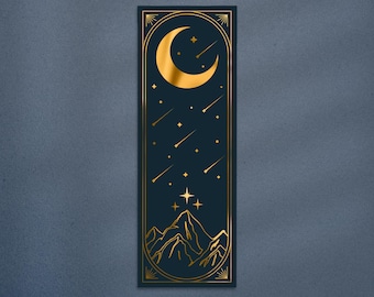ACOTAR-bladwijzer, bladwijzer een Hof van Frost en Starlight, bladwijzer bladgoud bladgoud, SJM-bladwijzer, fantasieboekcadeau, bladwijzer goudfolie