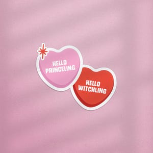 Adesivo Hello Princeling, adesivo Hello Witchling, adesivo Kindle Trono di Vetro, adesivo TOG, adesivo Dorian e Manon, adesivo regalo libro fantasy