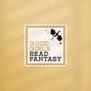 Sticker autocollant fantaisie Good Girls Read, Timbre autocollant fantaisie, Sticker dragon fantastique, Sticker Kindle, Tempête d'onyx, Sticker quatrième aile