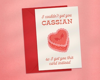 I Couldn't Get You Cassian/Rhysand/Azriel For Your Birthday, ACOTAR Themed Valentines Card, Book Boyfriend Card, Bat Boys Book Birthday Card