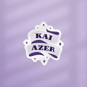 Kai Azer Sticker, machtlos Kai Azer Sticker, machtlos Sticker, Fantasy Aufkleber für Kindle, Fantasy Buch Sticker, machtlos Buch Sticker