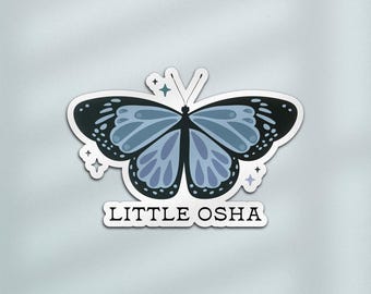 Quicksilver Little Osha Butterfly Sticker, Romantasy Kindle Sticker, Quicksilver Sticker, Fantasy Book Gift, Kingfisher Sticker, Osha