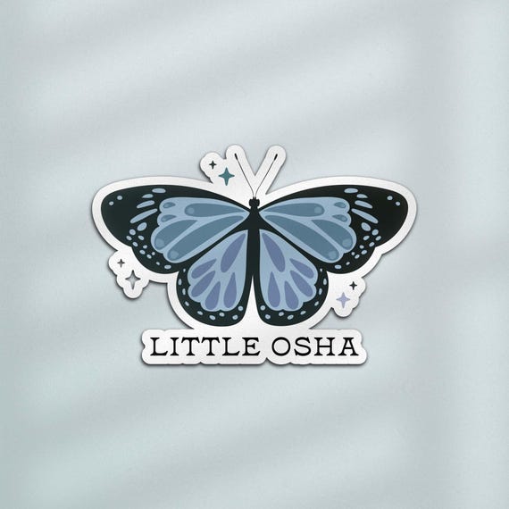 Quicksilver Little Osha Butterfly Sticker, Romantasy Kindle Sticker, Quicksilver Sticker, Fantasy Book Gift, Kingfisher Sticker, Osha