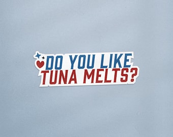 Hou je van Tuna Melts, sticker verwarmde rivaliteit, citaat verwarmde rivaliteit, ijshockeysticker, ijshockeyromantiek, sportromantiek, MLM-sticker