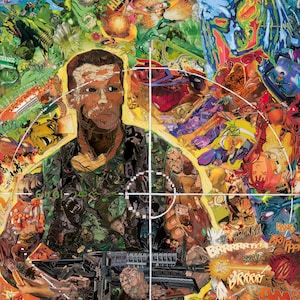 Predator Collage Artwork- &#39;The Hunt&#39;