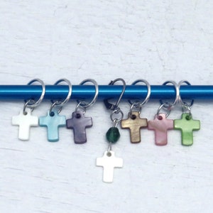Handmade Cross Stitch Markers, Knitting Supplies, Progress Keeper, Crochet Tools, Stitch Counters, Knitting Accessories, Knitter Gift