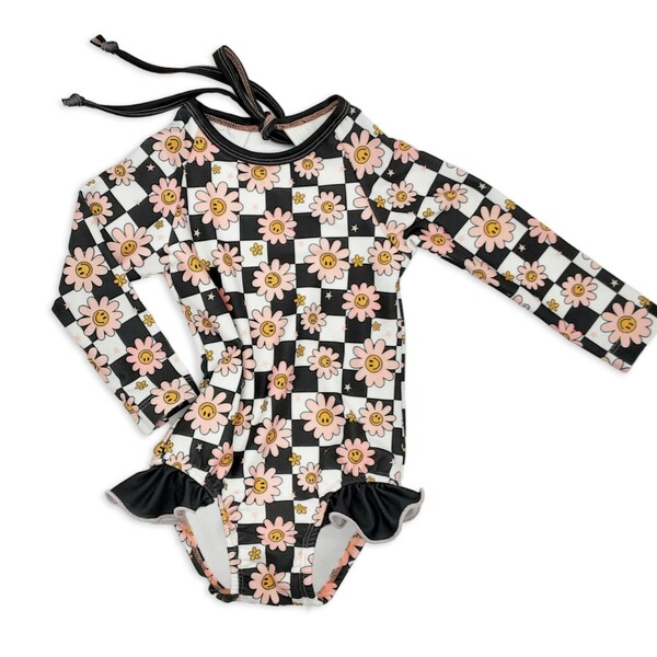 Long Sleeve Bathing Suit Toddler Etsy