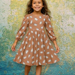 Halloween Twirl Dress: Made-to-Order Long Sleeve Circle Skirt