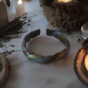 Handcrafted Extreme Protection Ring: Gold Silver Copper Blend