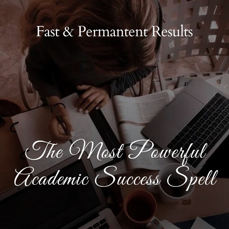 The Most Powerful Academic Success Spell - Etsy