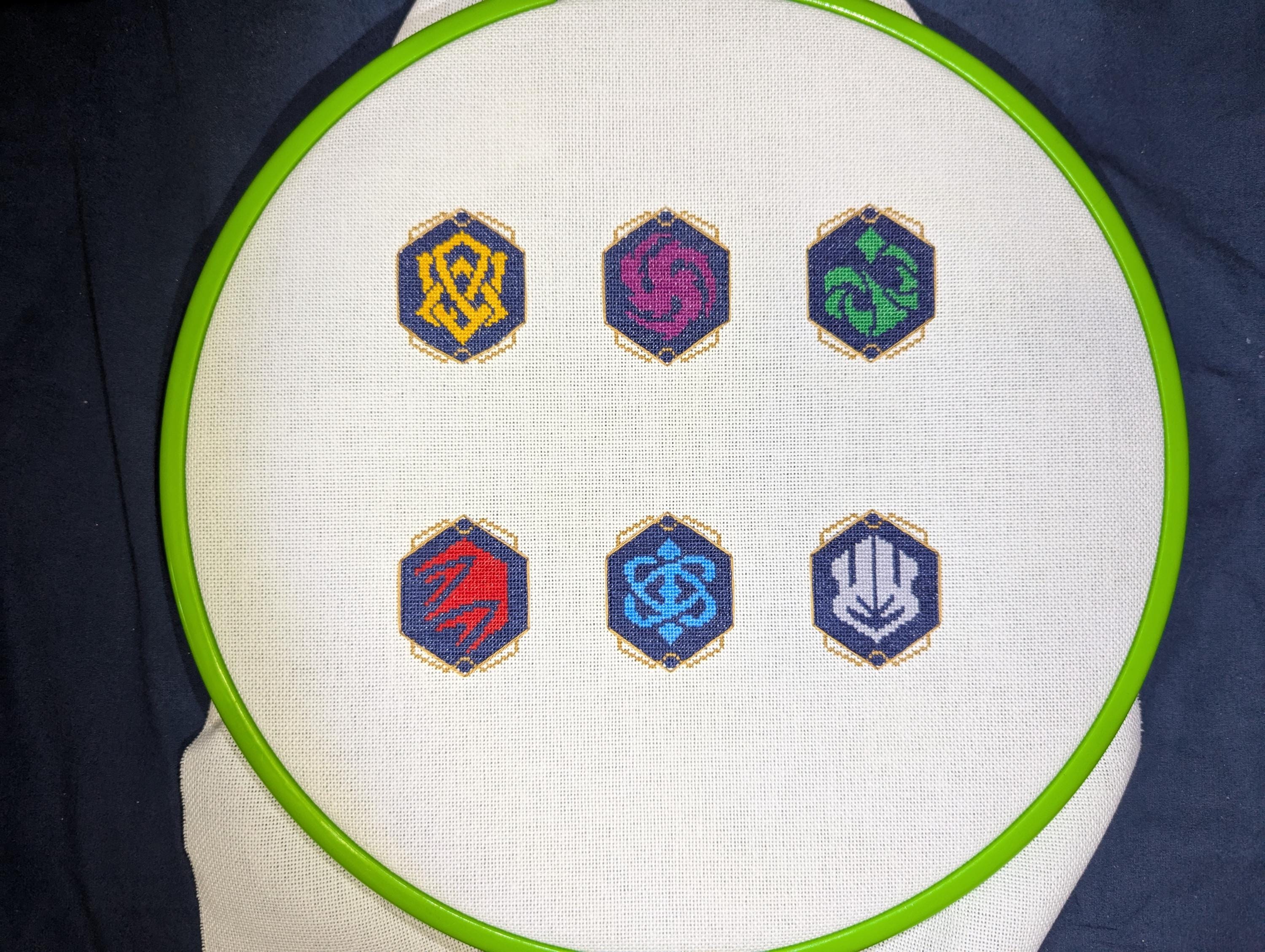 Lorcana Inks Cross Stitch PATTERN - Etsy