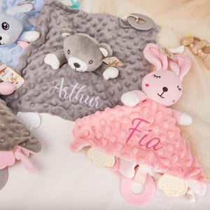 Custom Embroidered Baby Name Comforter,Personalized Embroidered Comforter,Monogrammed Baby Shower Gifts,1st Birthday Gift for Baby