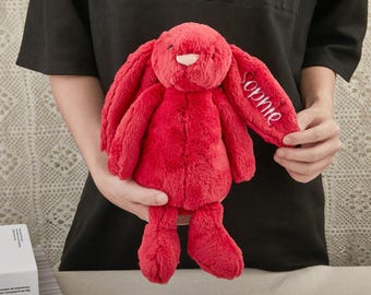 Jellycat Bashful Hot Pink Bunny Small (retired) - Etsy