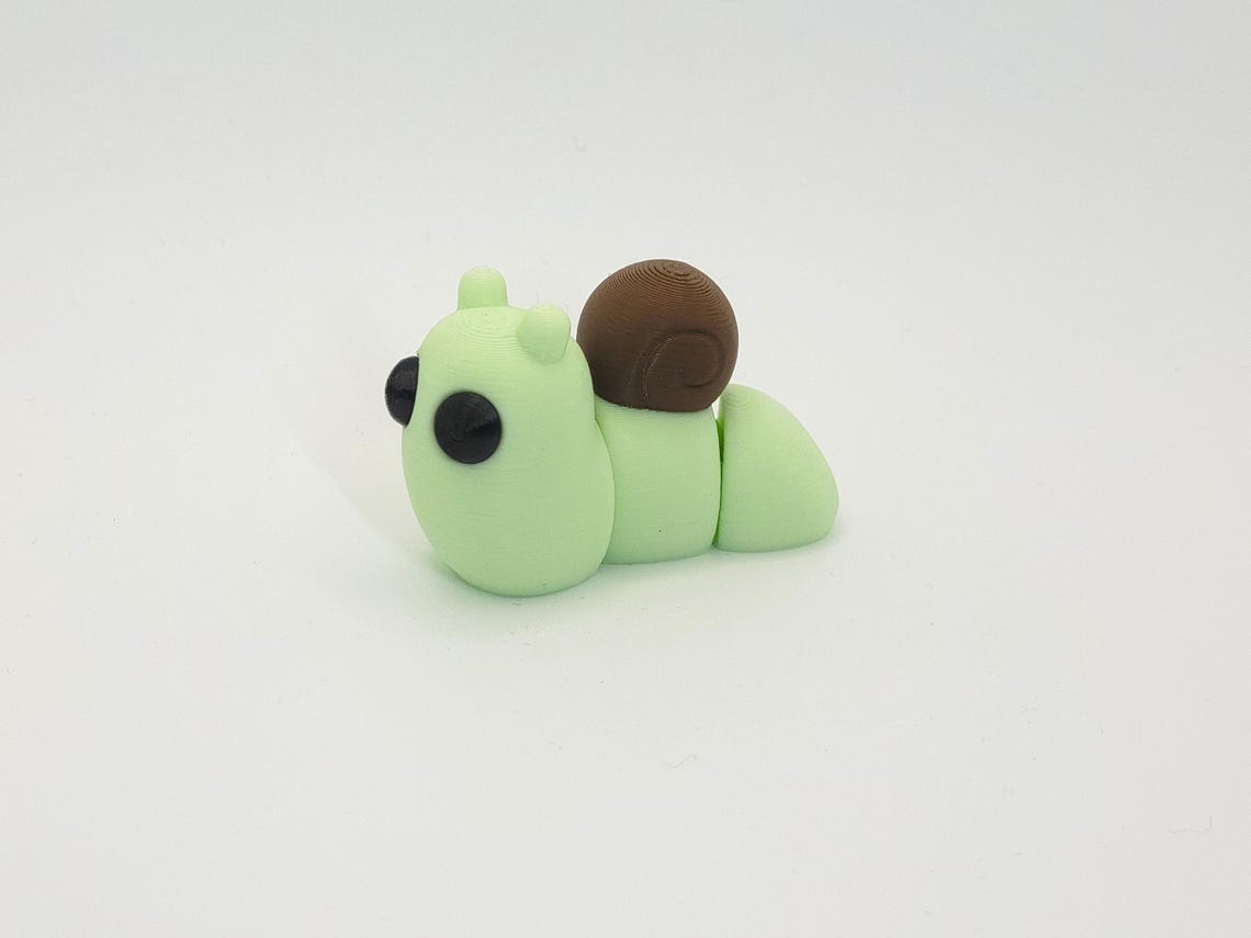 Baby Snail | Cute Fidget Toy | 3D Printed Insect | Fidget Animal ...