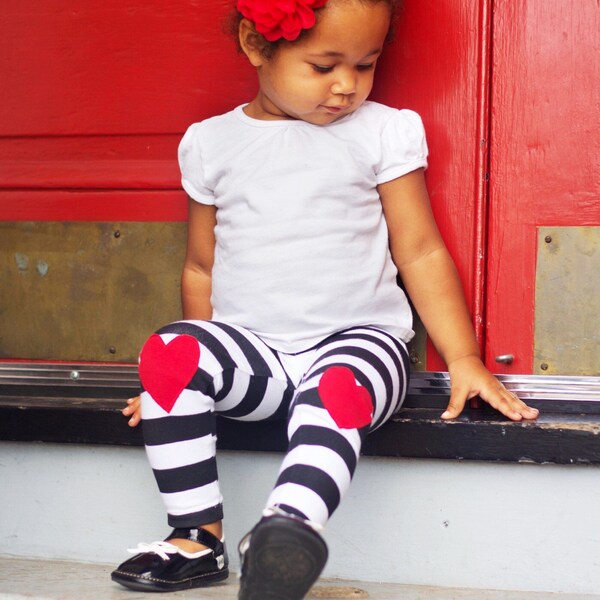 Babyhug Interlock Knit  Bootie Leggings with Heart & Floral Print Pack of 3 - Multicolour main image 1