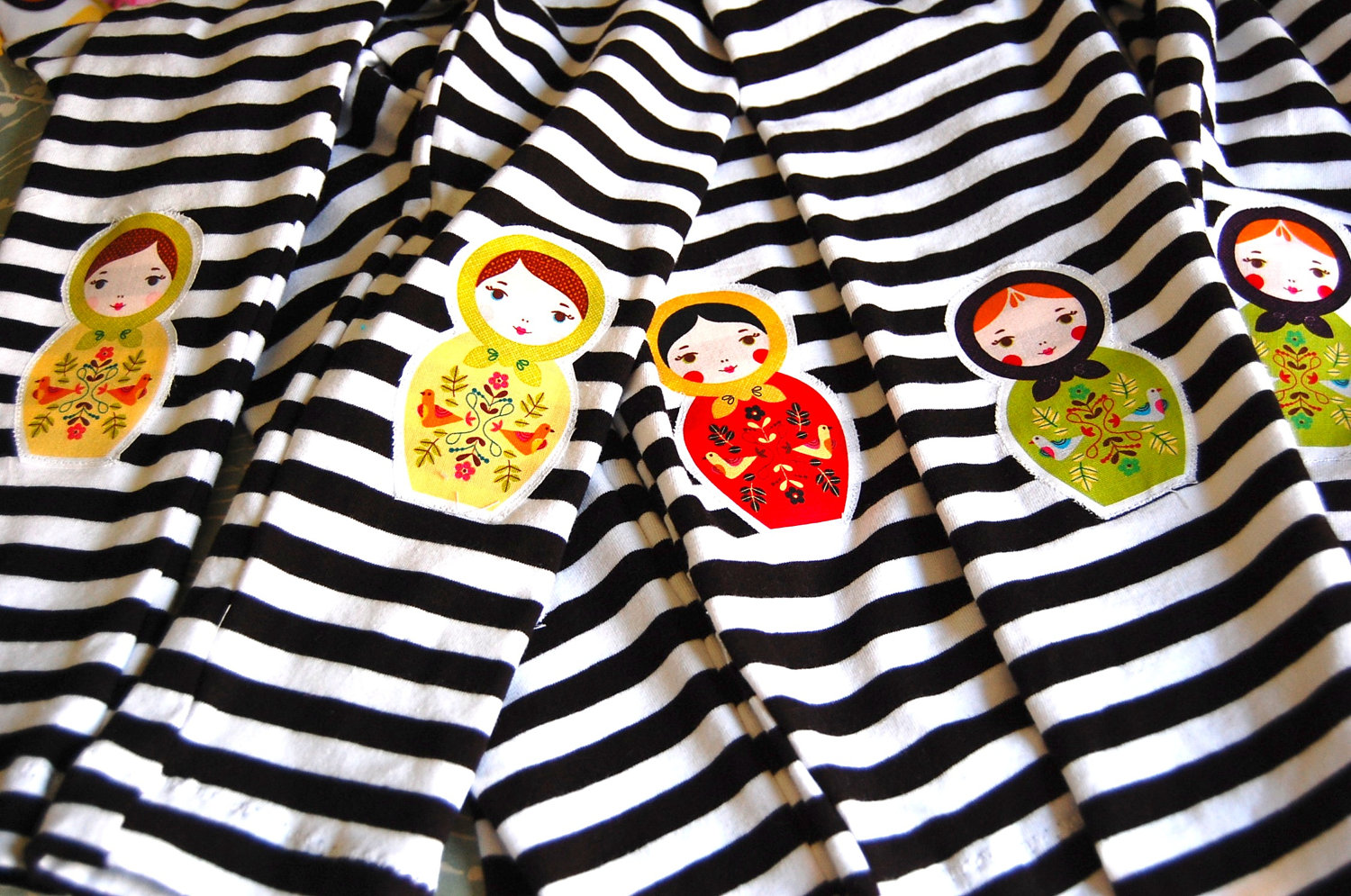 Russian Nesting Doll Striped Leggings Toddler Leggings Etsy