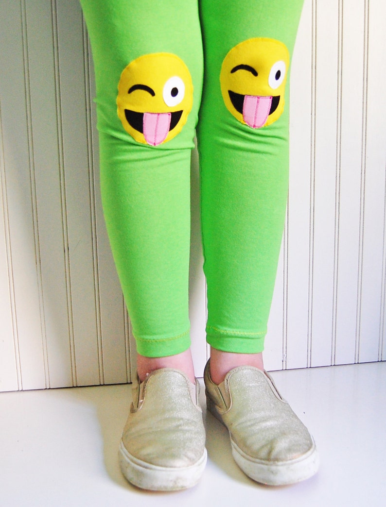 Paper peace Kid's Leggings - Emoji’s