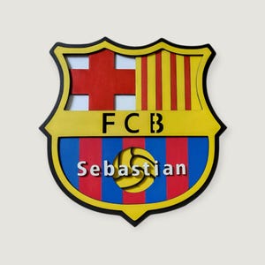Personalized FC Barcelona night light