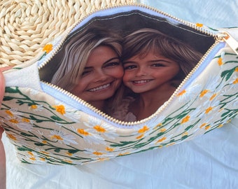 Personalisierte Foto Clutch, Mutter der Braut Geldbörse, Hochzeitsgeschenke für Mama, Mutter der Braut Geschenk, Mob Geschenk, Bräutigam Geschenke
