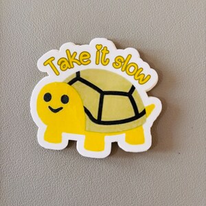 Pegatinas de tortuga, pegatinas brillantes, pegatinas kawaii, pegatinas para portátil, pegatinas para diario, pegatinas para botellas de agua, pegatinas positivas, pegatinas para agenda.