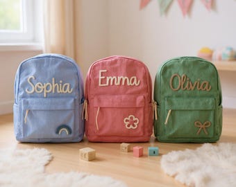 Custom Toddler Backpack With Name | School Bag for Kids | Children's Backpack | Toddler Book Bag | Preschool Backpack | Gifts for Kids