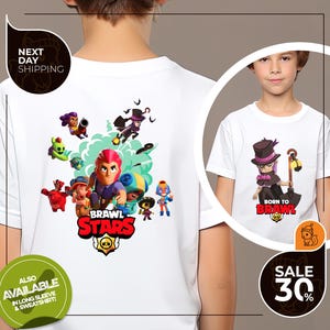 Brawl Stars Shirt | Brawl Stars Matching Birthday Shirts | Birthday Tee | Birthday Shirt | Custom Birthday Shirt