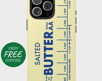 Salted Butter Stick Phone Case - Funny Design Cover for iPhone and Galaxy