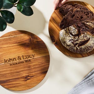 Super Lightweight Circular Charcuterie Boards | 100% Eco-Friendly Wood