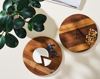 Super Lightweight Circular Charcuterie Boards | 100% Eco-Friendly Wood