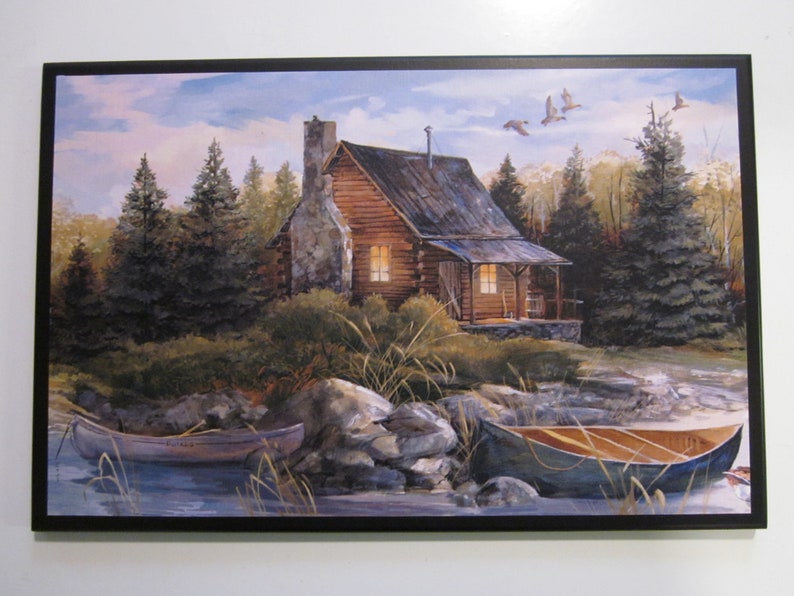 Log Cabin Wall Decor Sign rustic country lodge style ...