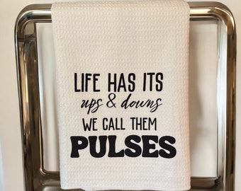 Pilates Enthusiast Towel, Funny Fitness Gift