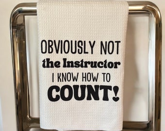 Funny Pilates Workout Towel, Gift for Fitness Enthusiast