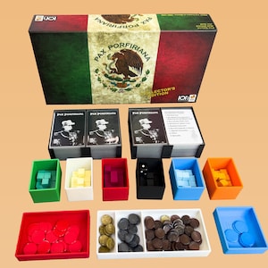 Pax Porfiriana Collector's Edition Board Game Organizer Box Insert with Optional Deluxe Tokens