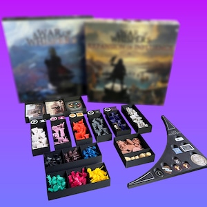 Unofficial War of Whispers Collector's Edition & All Expansions Board Game Box Insert Organizer