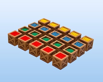 Istanbul Board Game Upgraded Realistic Resource Markers