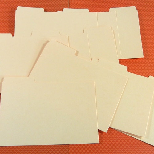Extra Coupon Organizer Divider Cards Packs of 10 Etsy