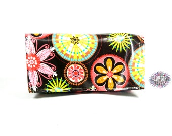 Waterproof Coupon or Purse Organizer Carnival Bloom