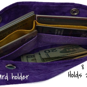 Wallet Card Holder Organizer System Waterproof Zebra 5 piece image 3